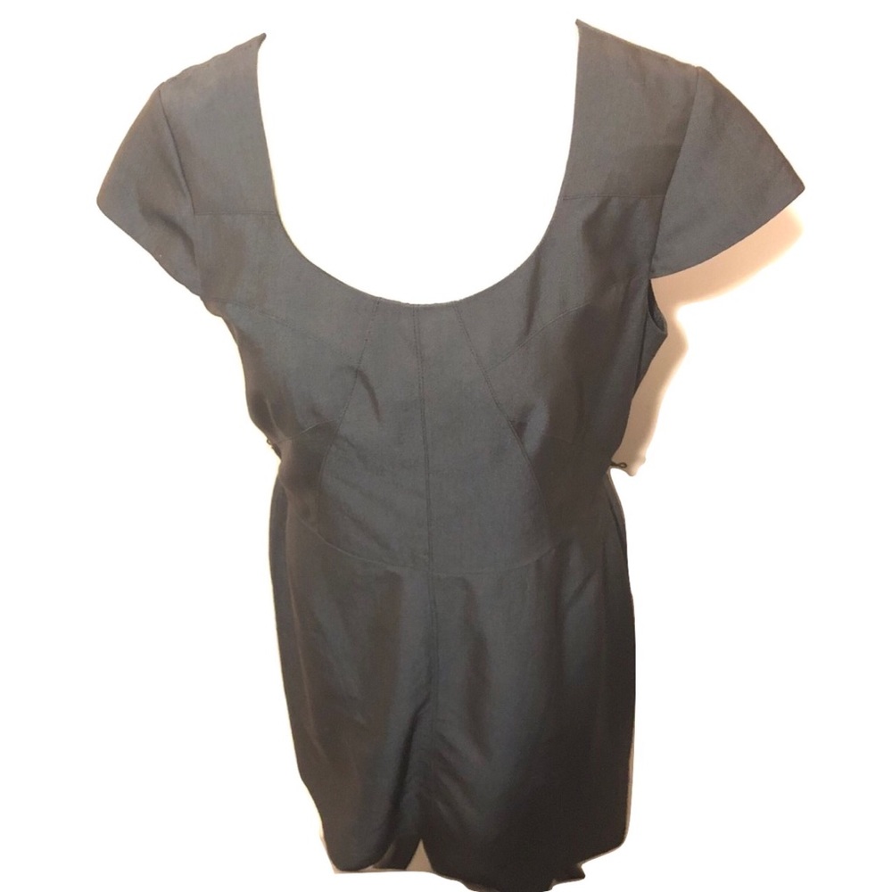 Dressbarn charcoal gray dress size 10